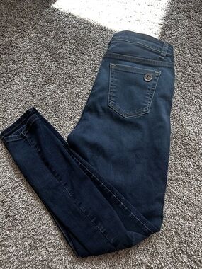 Michael Kors Navy Stretch Skinny Jeans